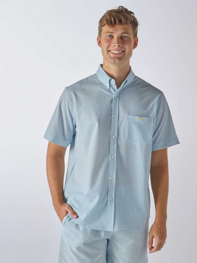 Simply Southern Blue Stripe Button Down