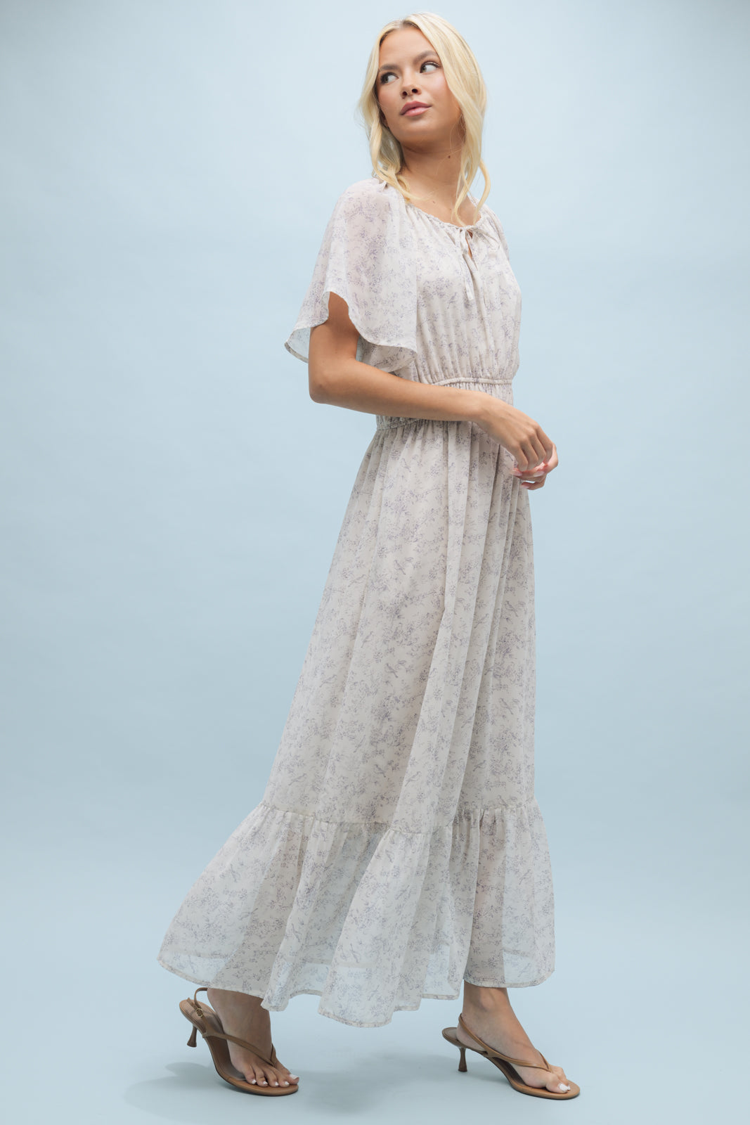 Wishlist FLUTTER Midi Dress