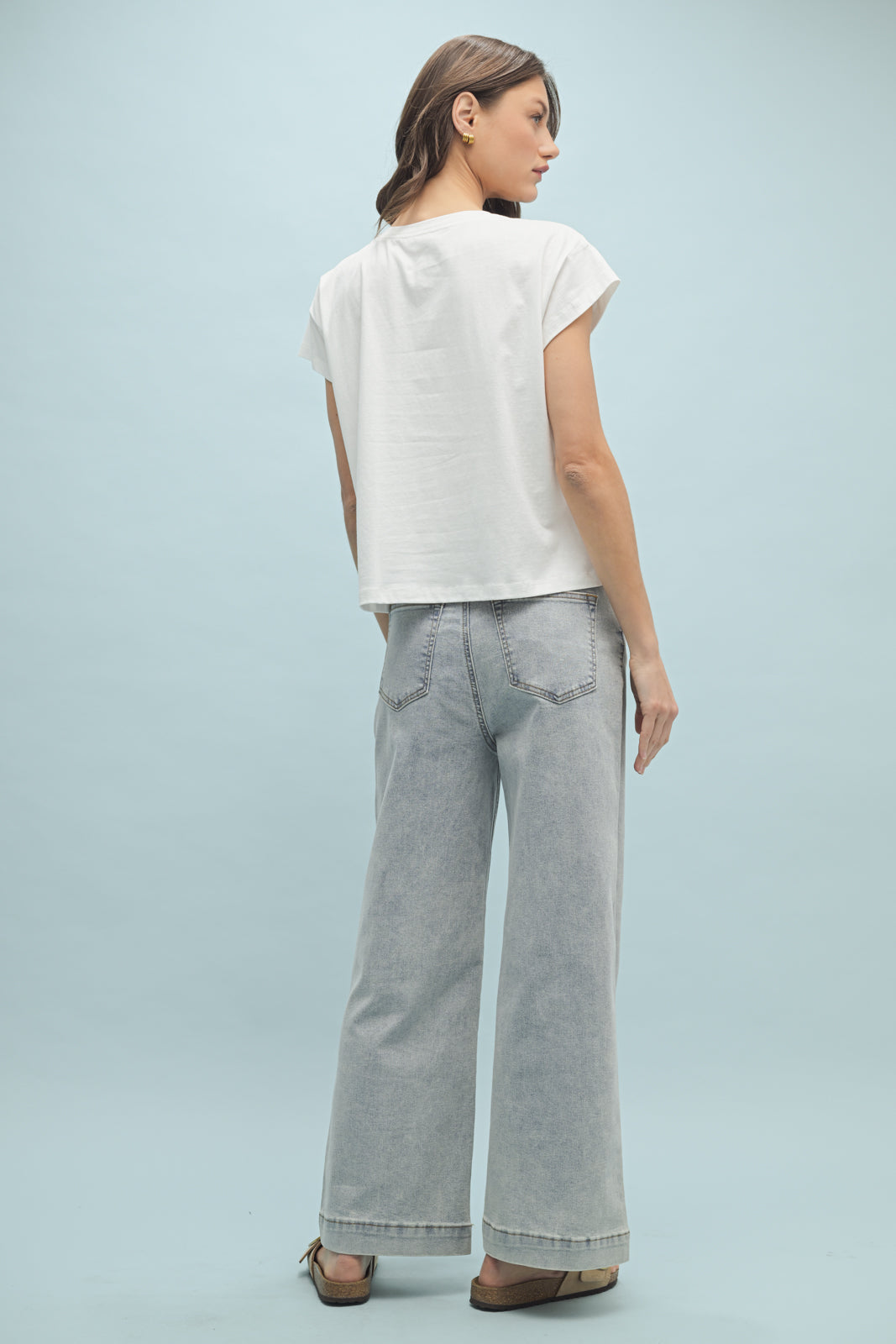 Wishlist Strut Leopard Star Graphic