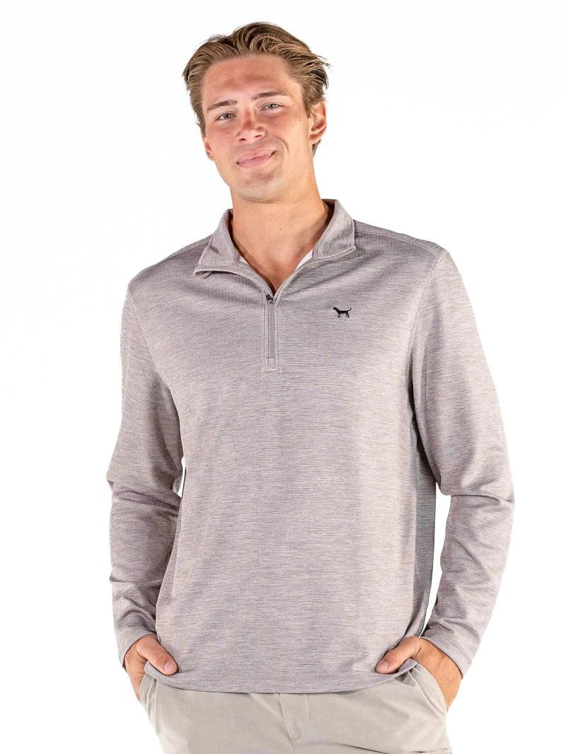 Mens Quarter Zip - TAUPE