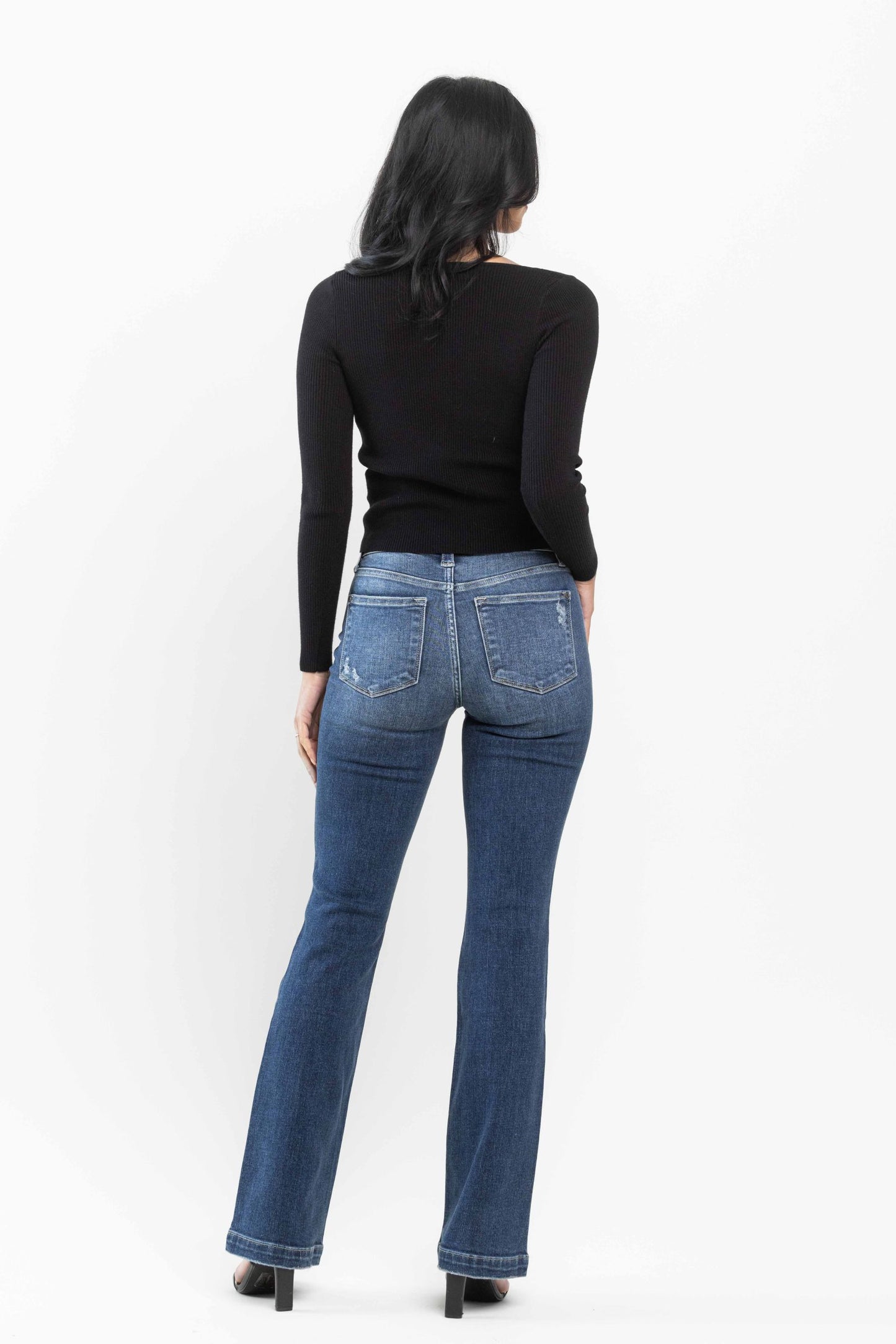 Judy Blue Dark Wash Destroy Bootcut