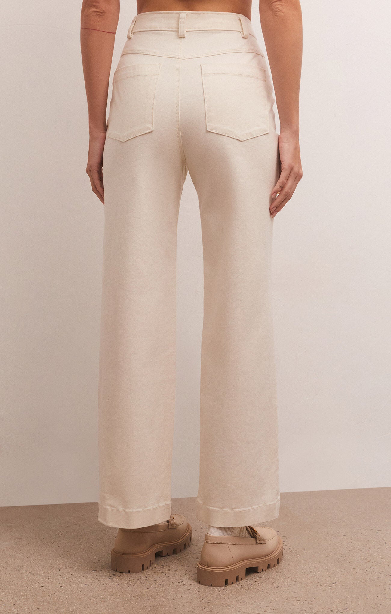 Z Supply Esder Twill Pant In Sandstone