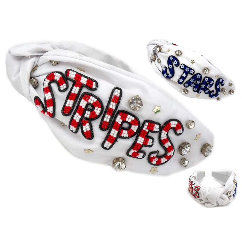 Embellished Stars & Stripes Head Band for 4th of July & Labor Day