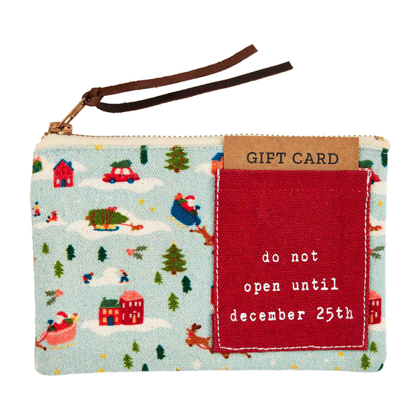 Village Santa Gift Pouch