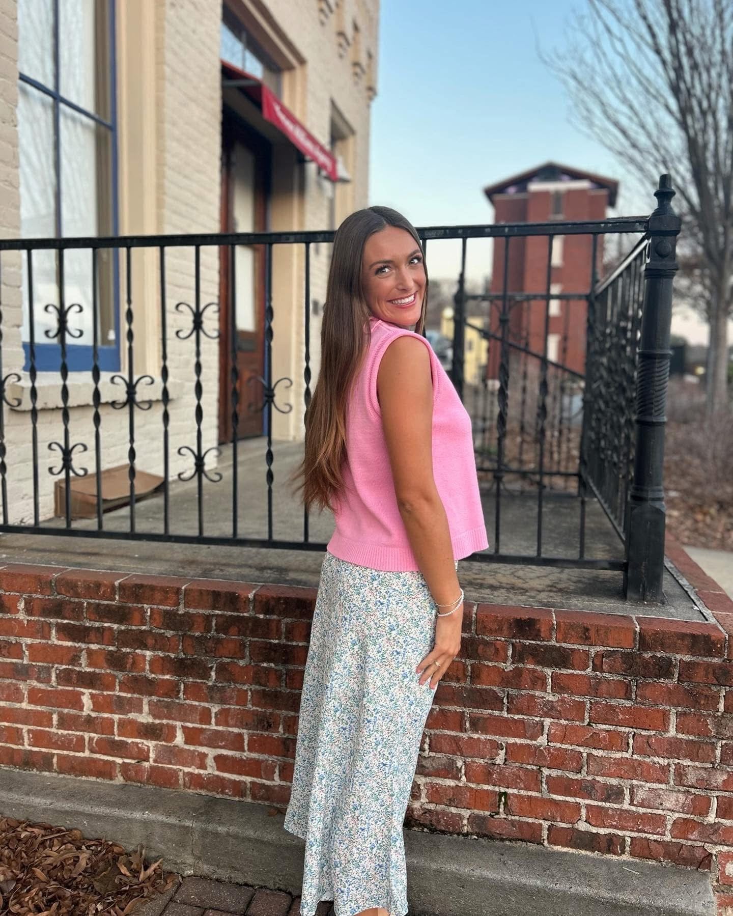 Wishlist FULL BLOOM Floral Midi Skirt