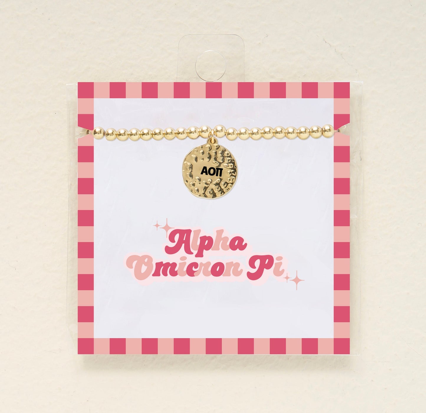 Sorority Charm Bracelet- AOPI