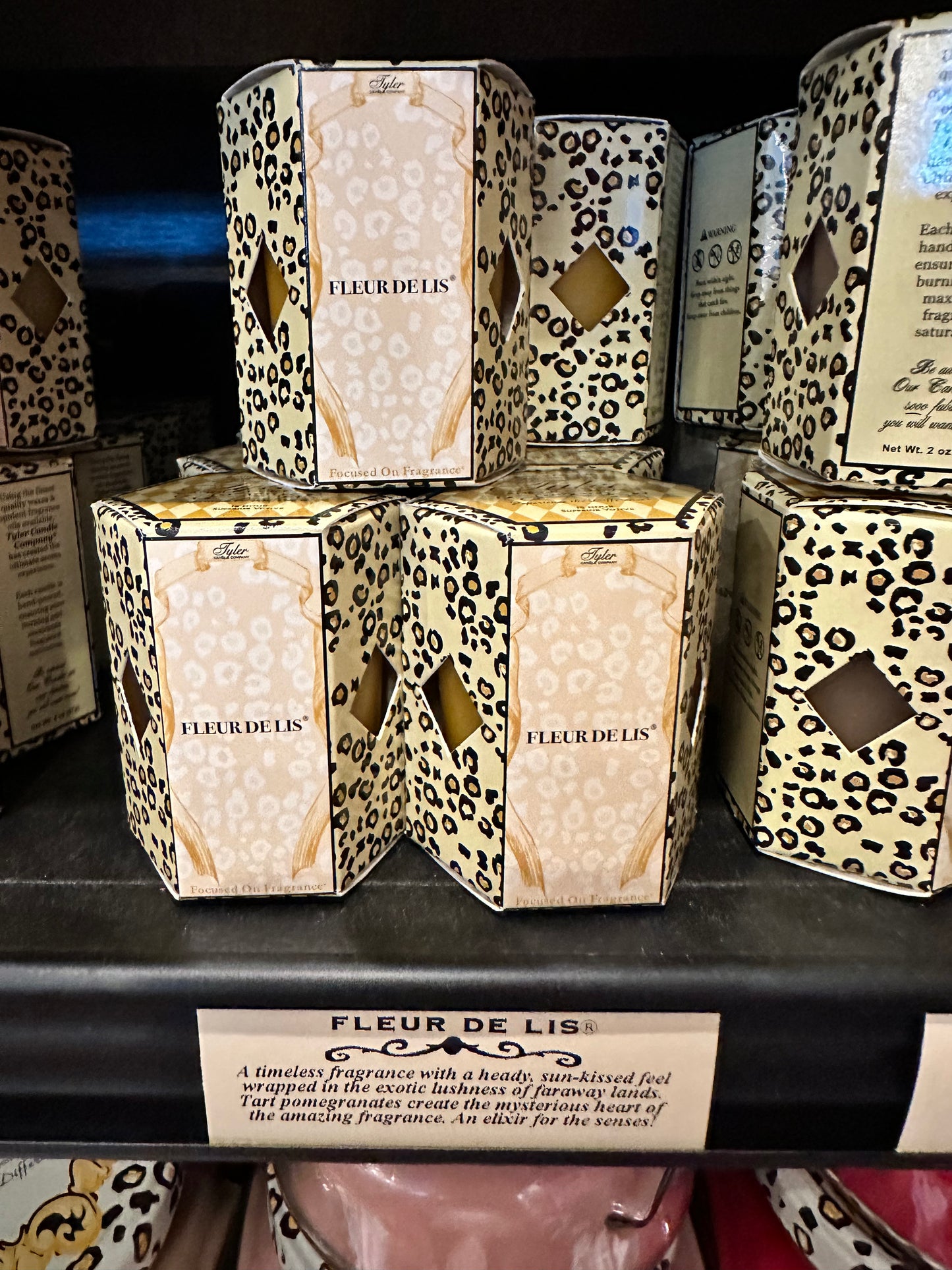 Tyler Boxed Votives- Fleur De Lis