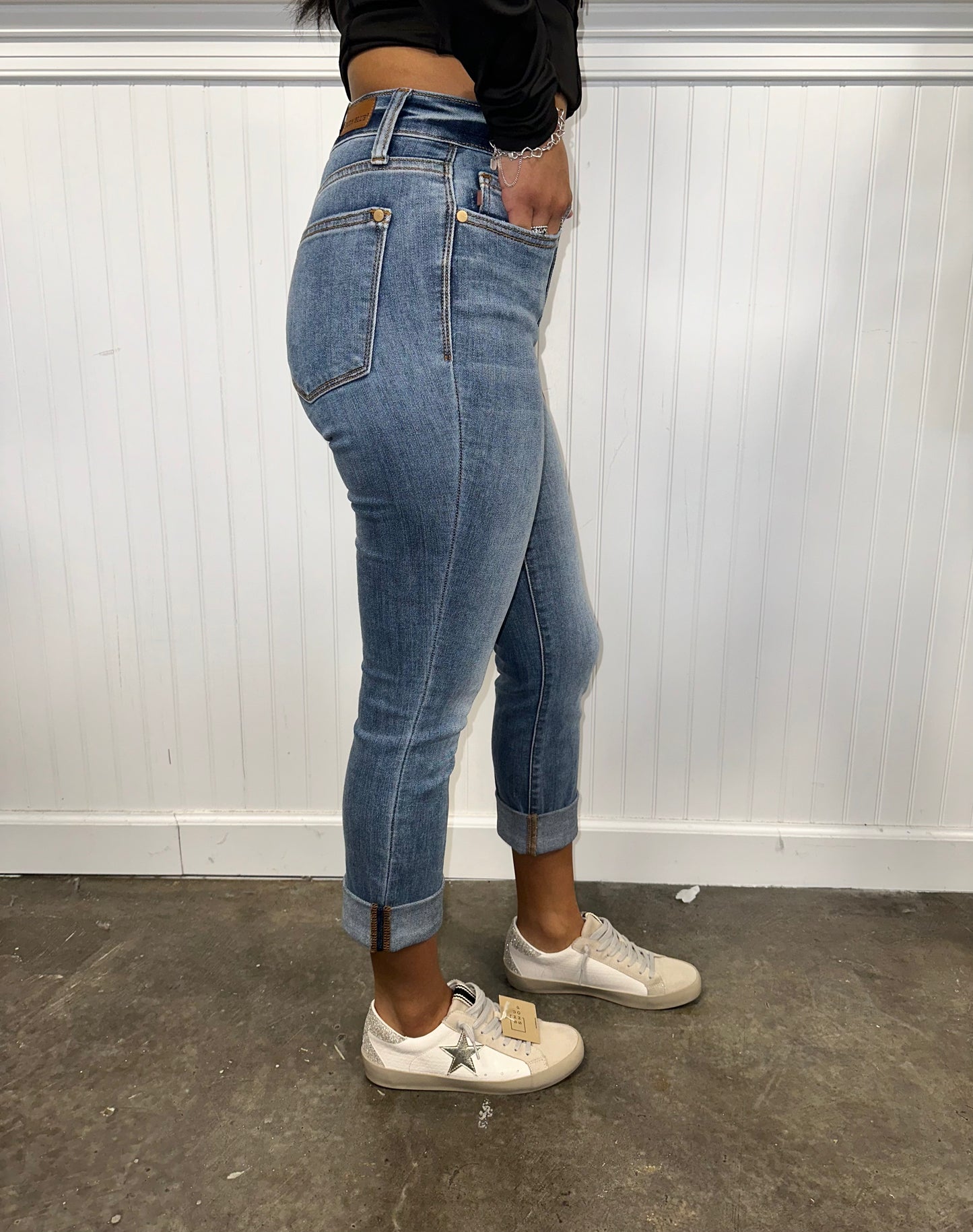 "Get Cuffed" Judy Blue Cuffed Capri