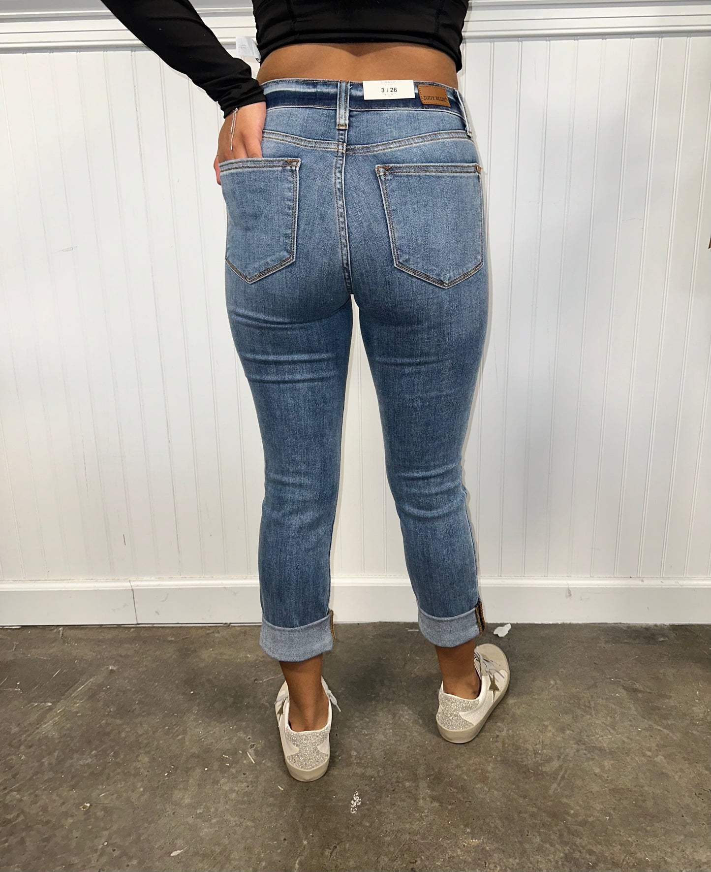 "Get Cuffed" Judy Blue Cuffed Capri