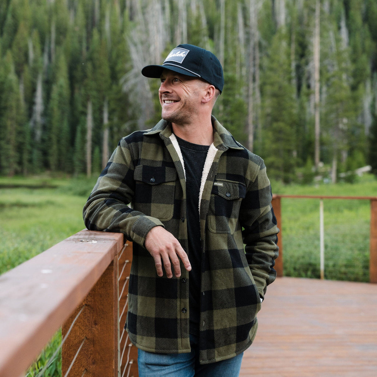 Burlebo Shacket- Mallard Green