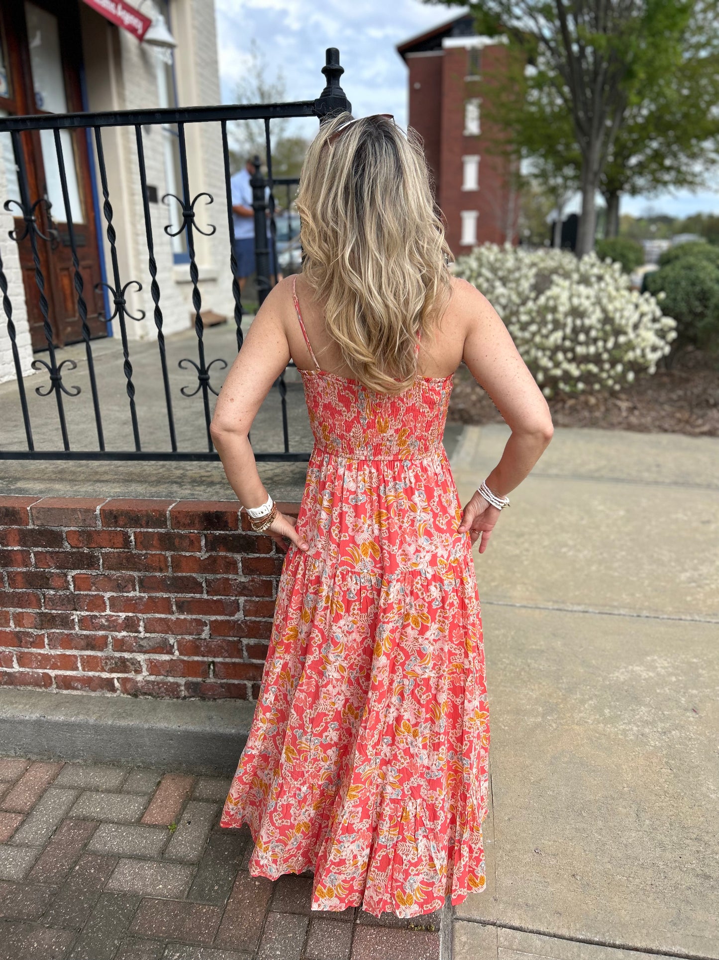 Z Supply Balos Jardin Floral Midi Dress