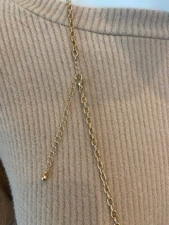 CS® Gold & Silver Cross 17.5" Beaded Necklace