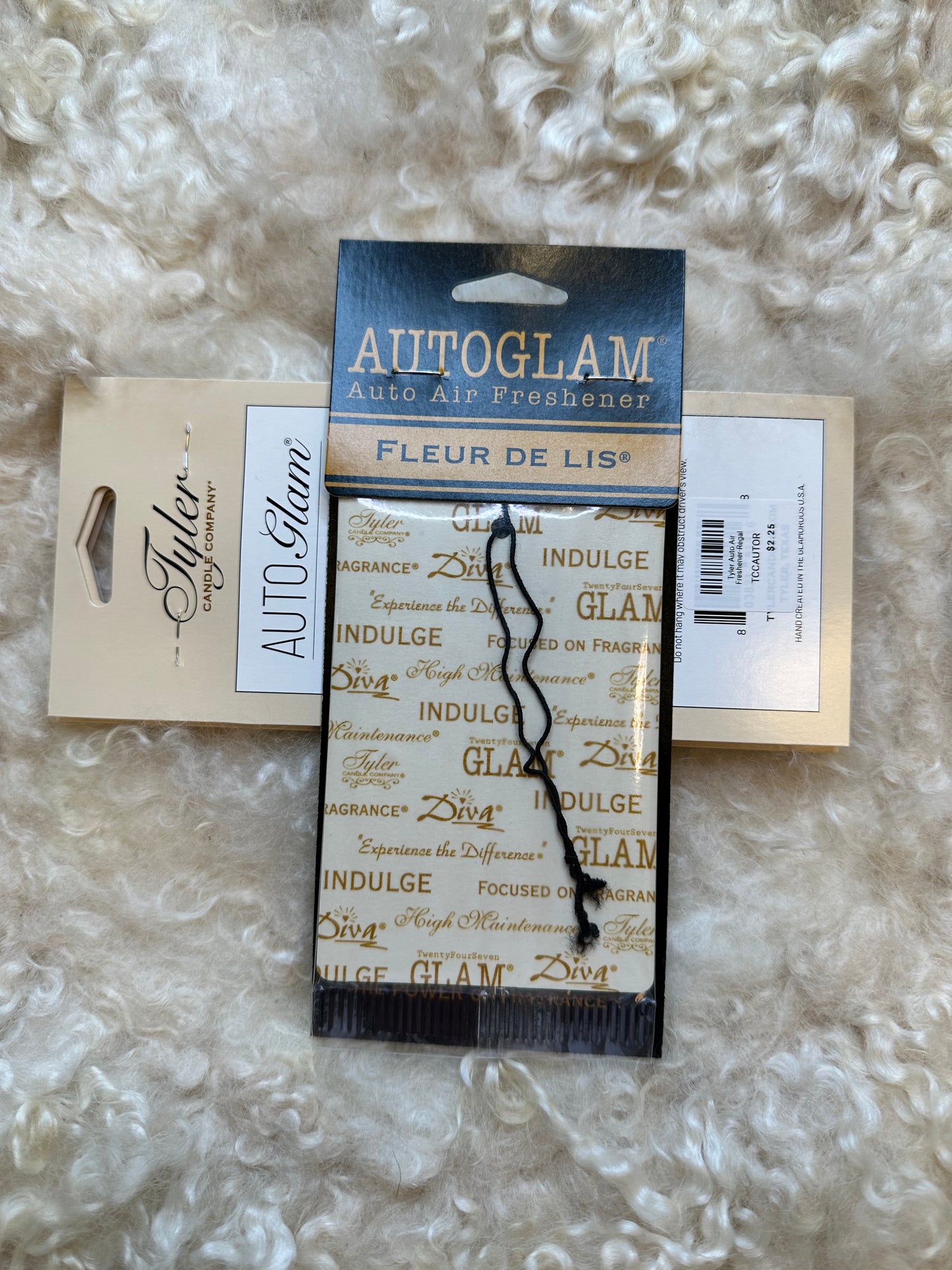 Tyler Auto Air Freshener-Fleur De Lis