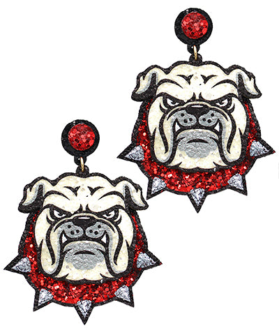"BULLDOG" Gameday earrings