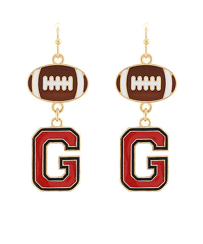 G Ball Dangle Earrings