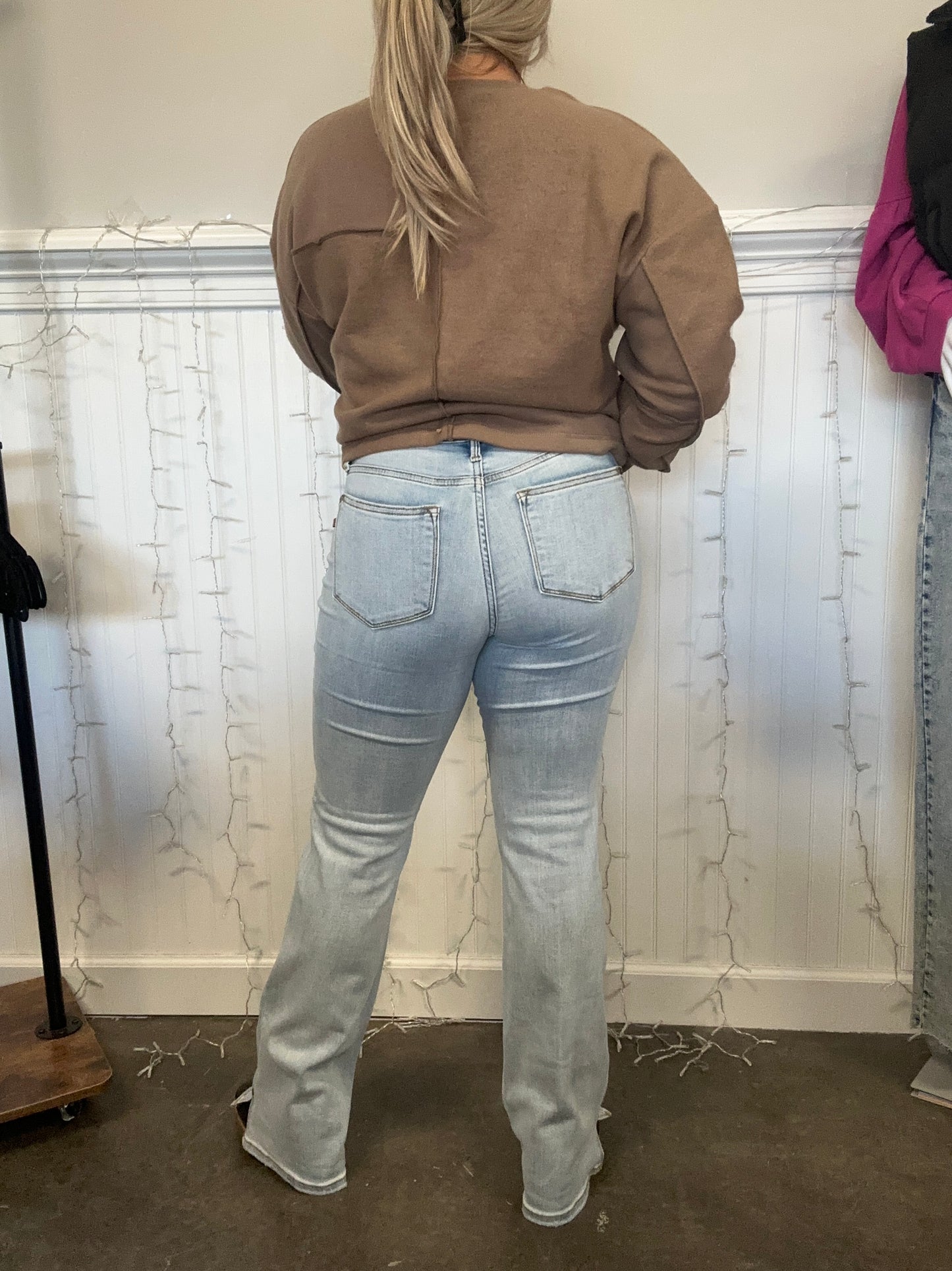 Judy Blue "Peak A BOOT" Side Slit