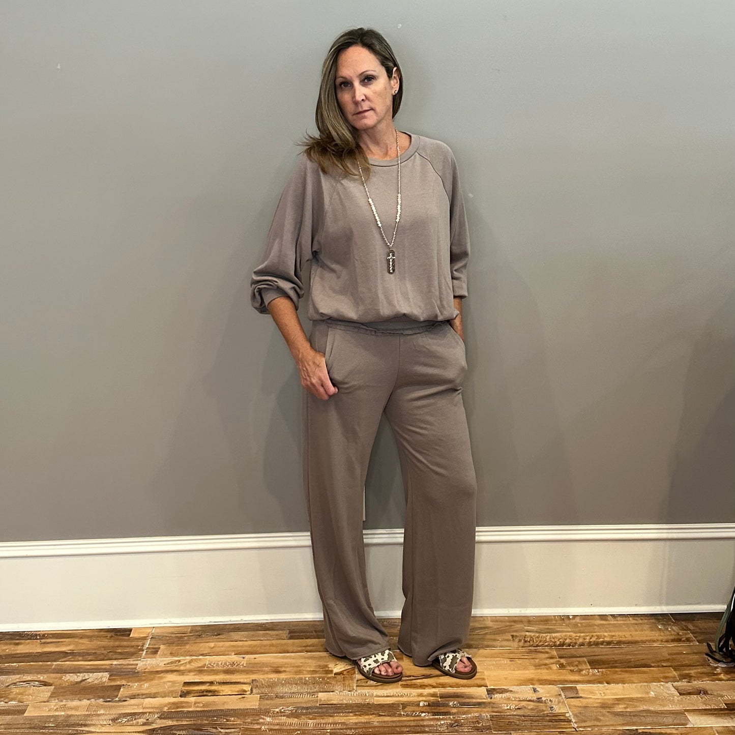 French Terry Raglan Sweatshirt