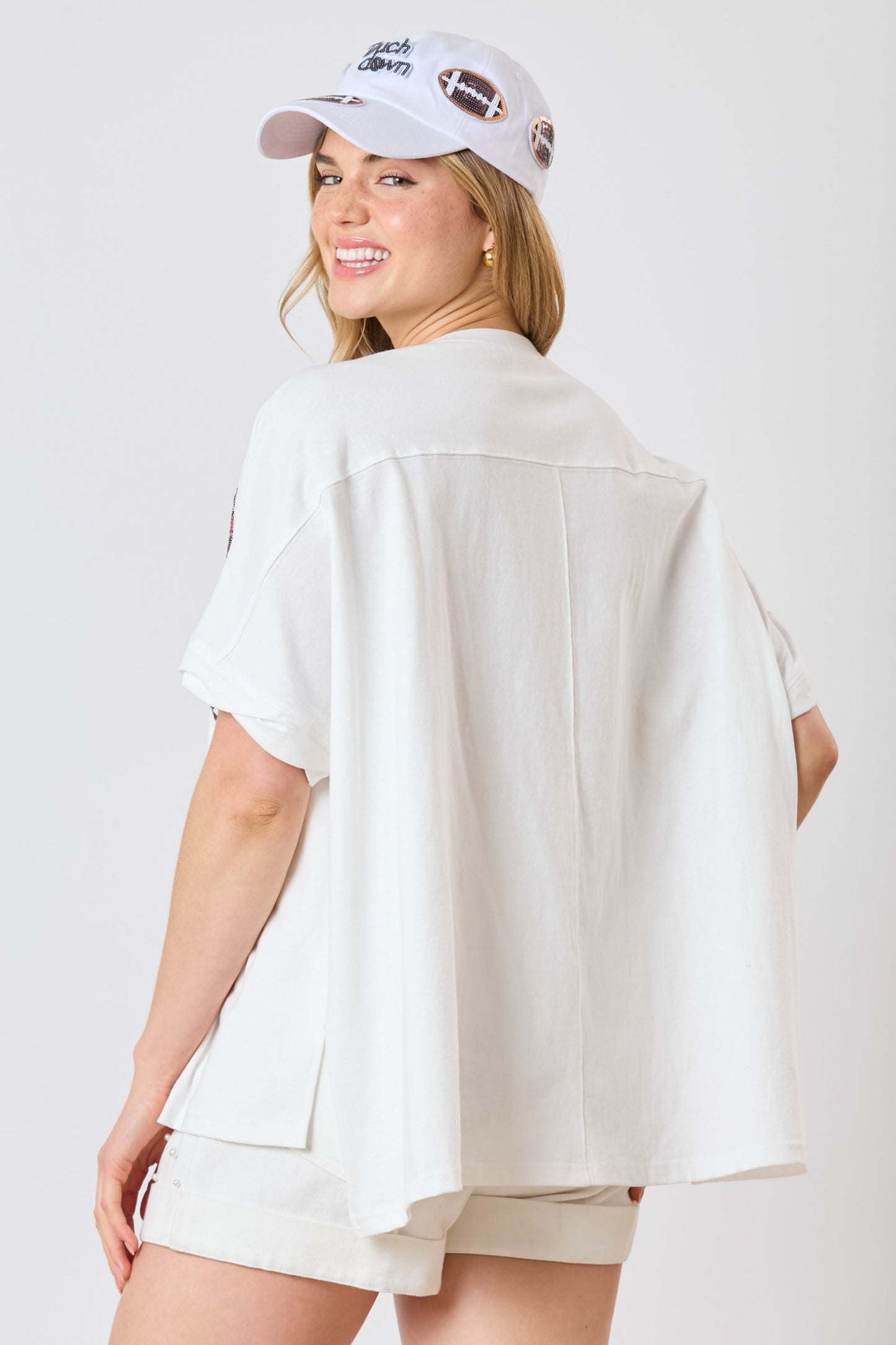 "Between the Posts" Loose Fit Tee