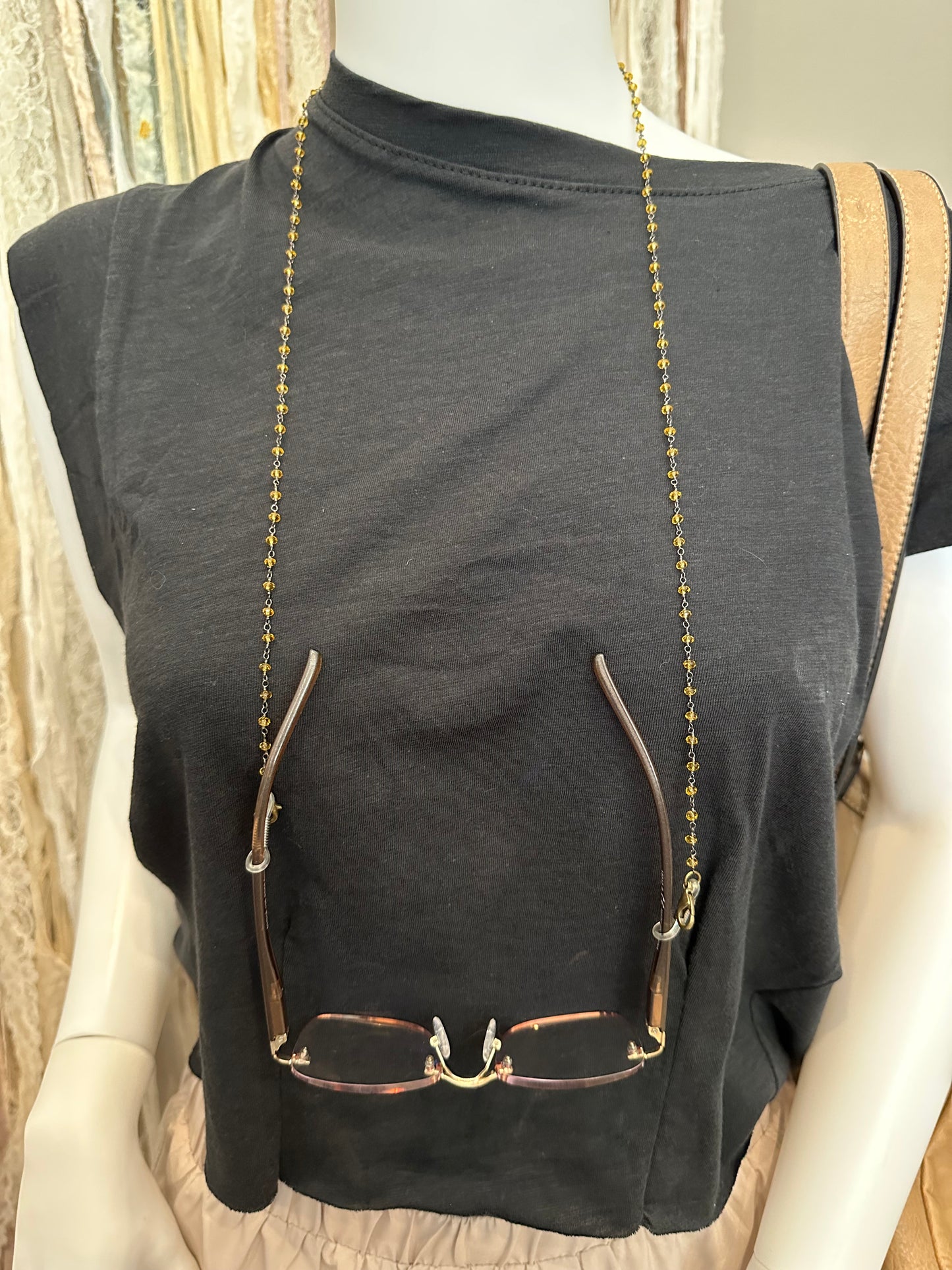 Small Beaded Eyeglass Holder