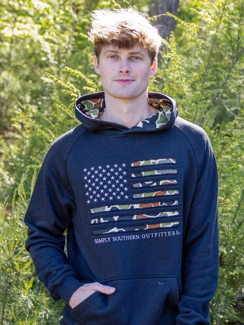 Patriotic Camo Hoodie