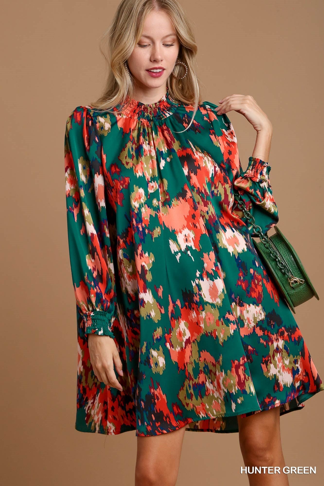 Point Me Out Satin Dress