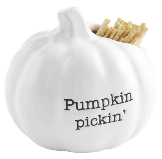 Fall Toothpick Holder- Pumpkin