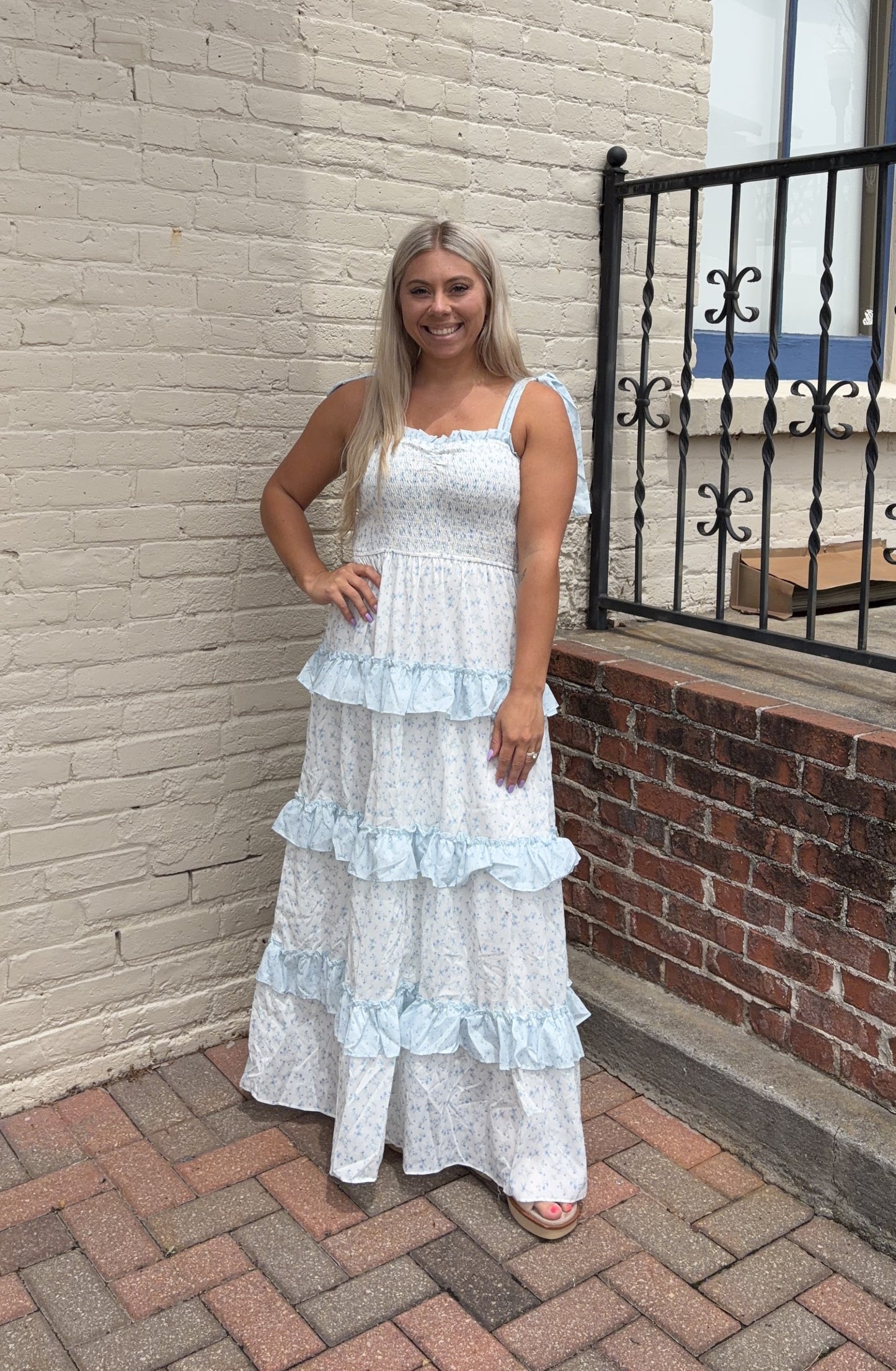 Lady Eloise Print Maxi Dress