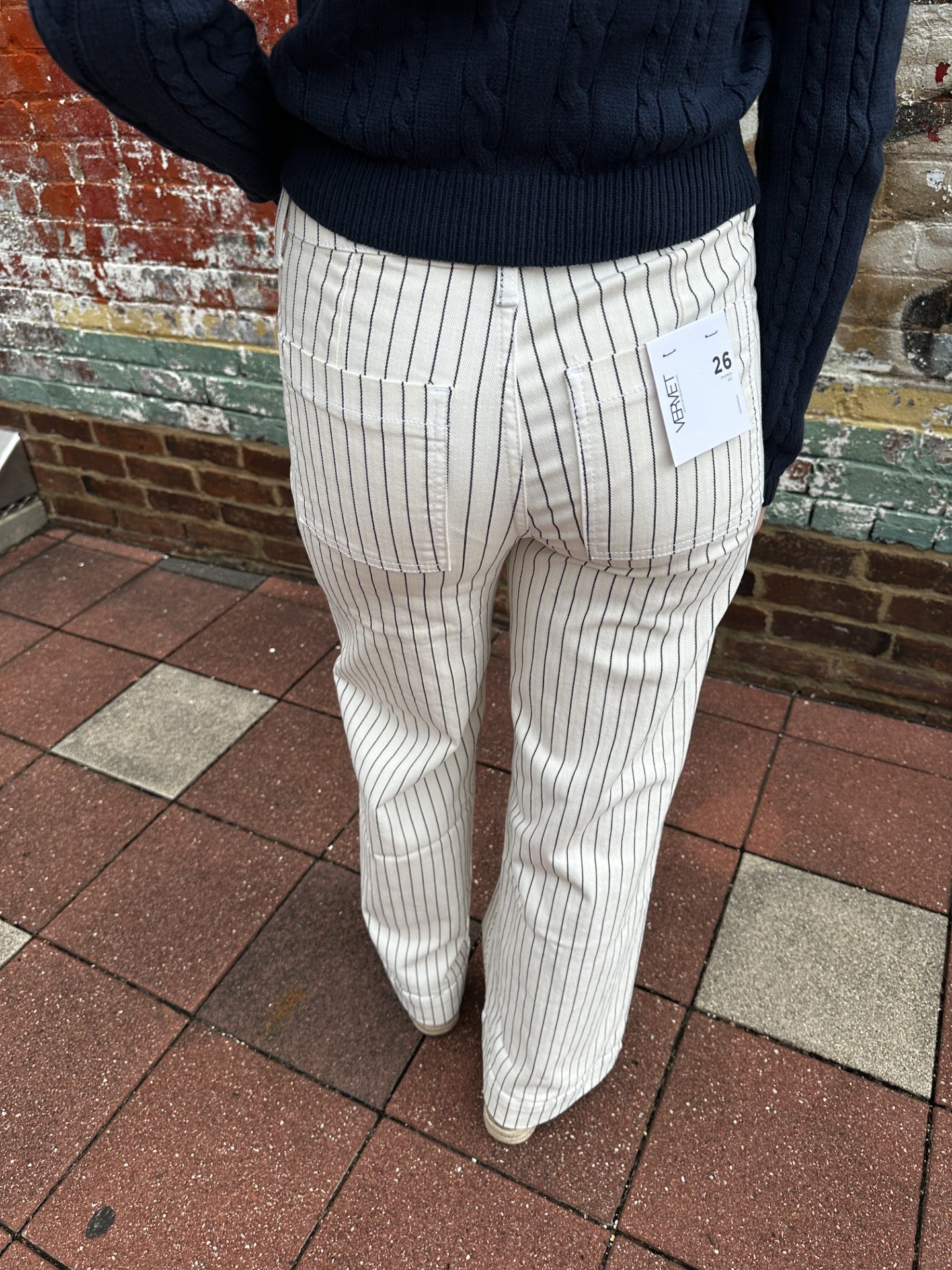 Olivia Stripe Wide Leg