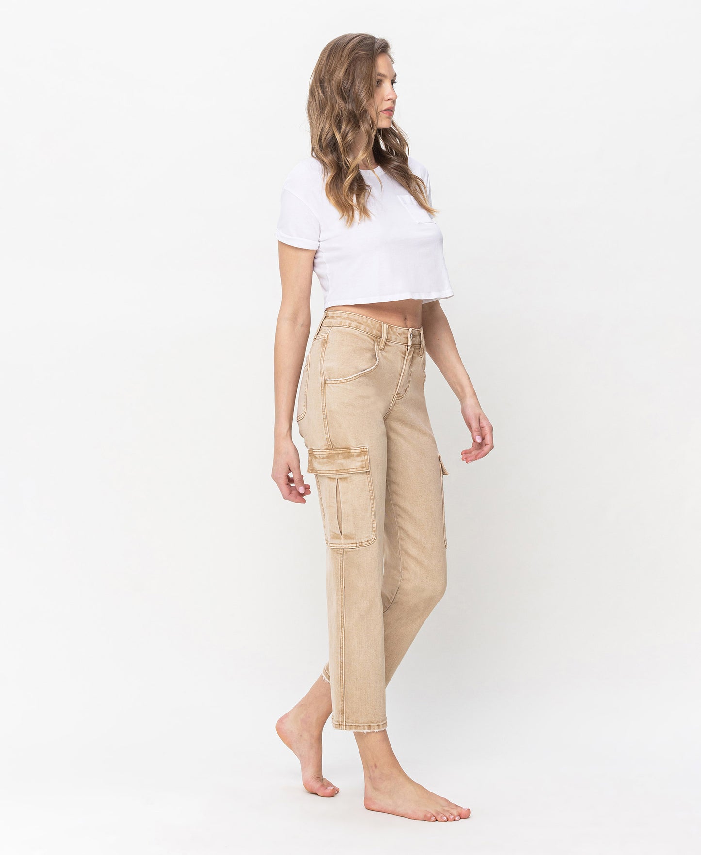 Vervet HR Relaxed Cargo Cropped Straight