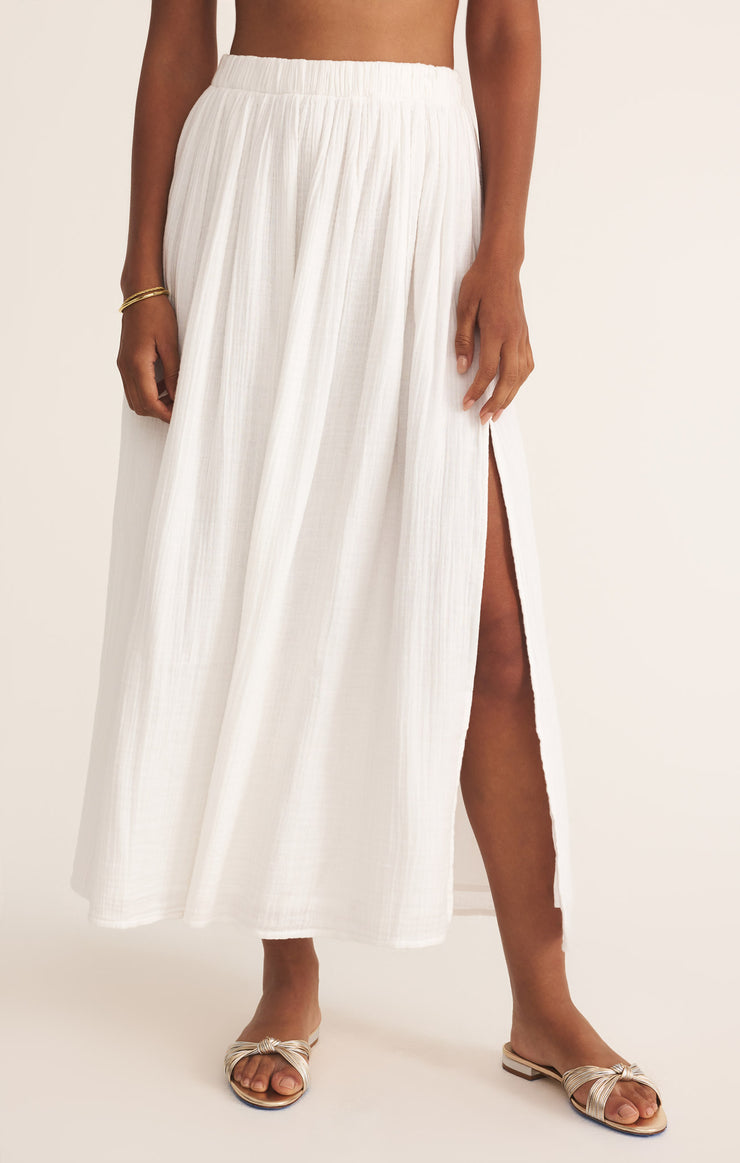 Z Supply Reina Airy Gauze Midi Skirt