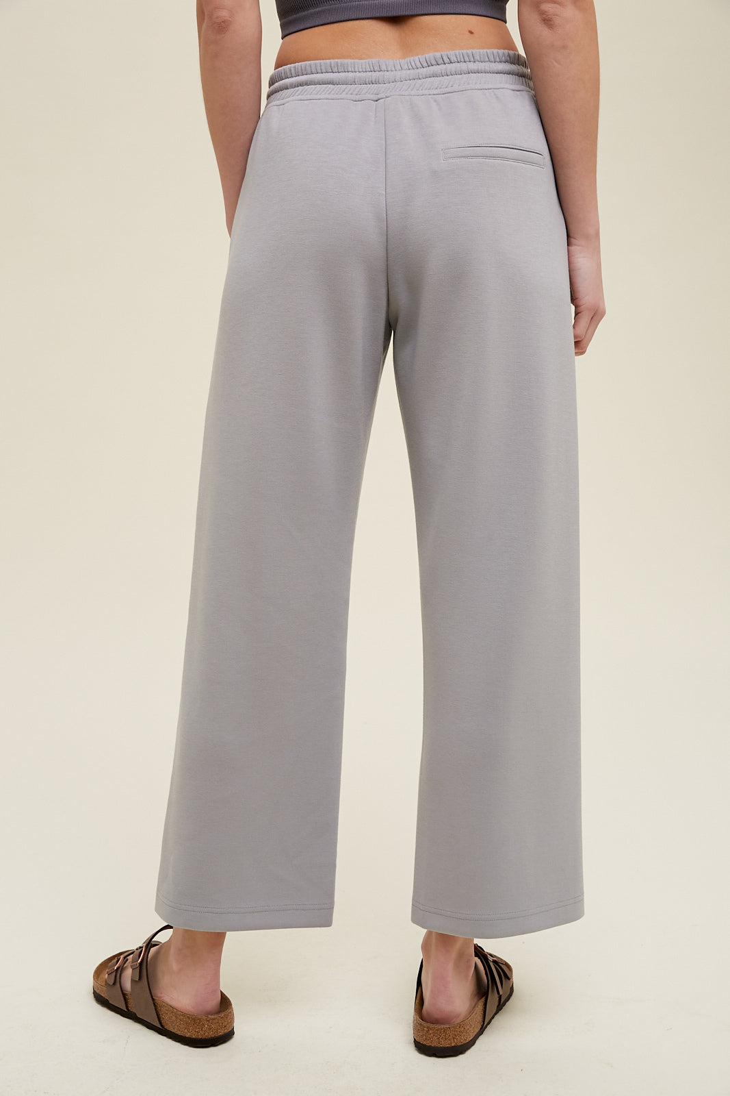 Wishlist® Scuba Crop Active Pants- Cloud