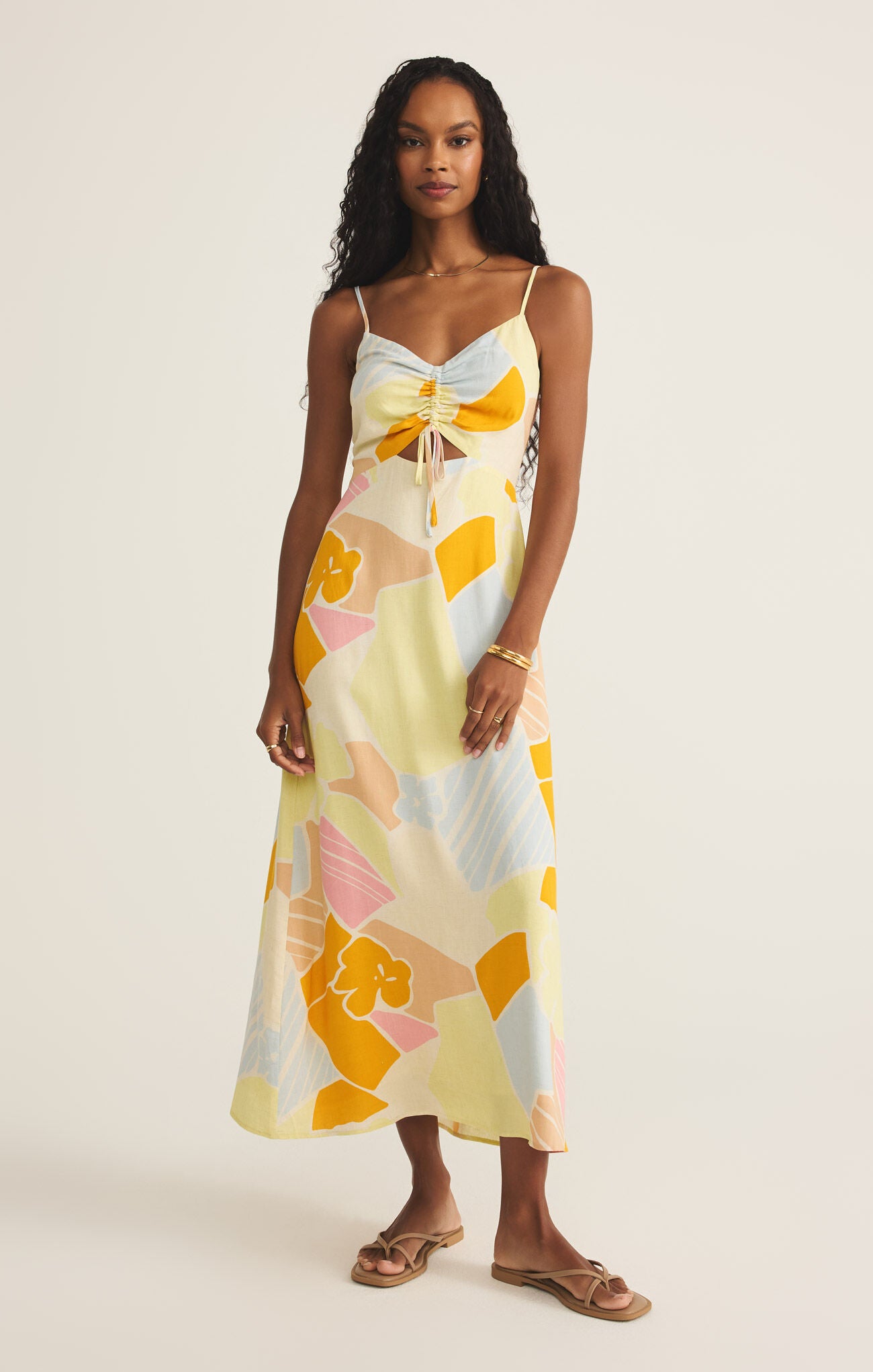 riviera midi dress COASTAL RIVIERA MIDI DRESS NAVY / Medium / WDWZ23783