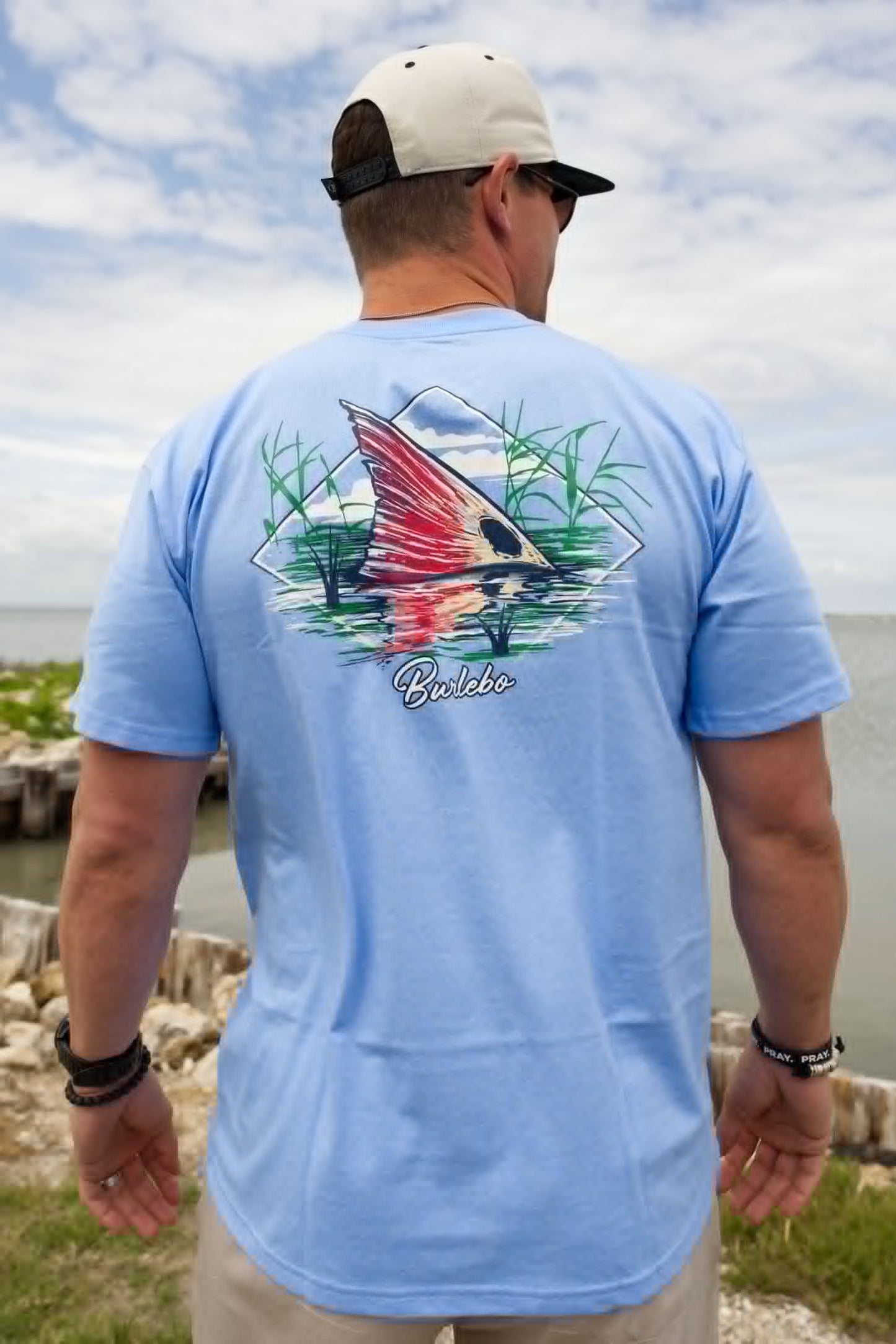 Burlebo Short Sleeve Tee- Fish Fin