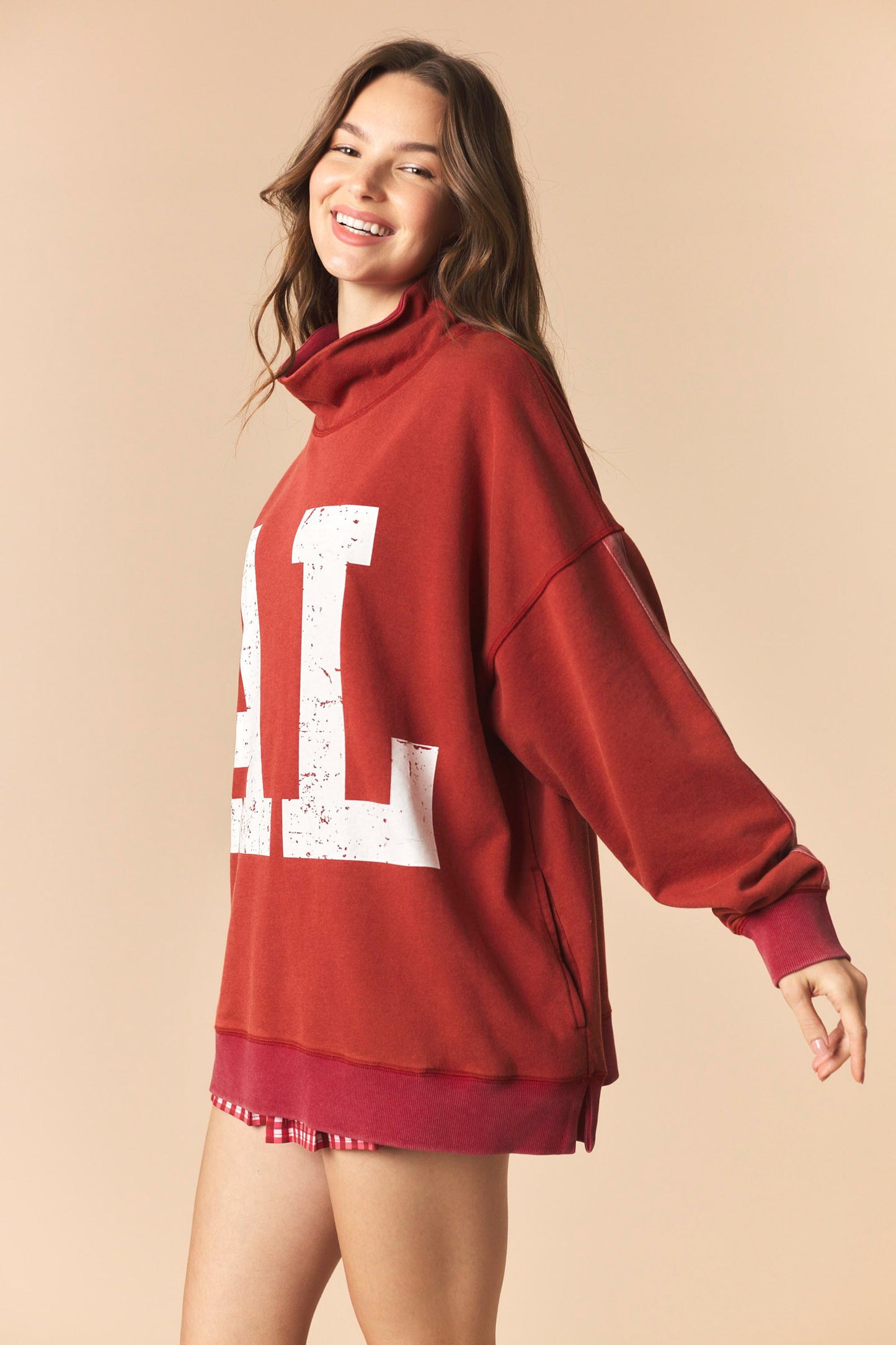 AL Mock Neck Sweatshirt