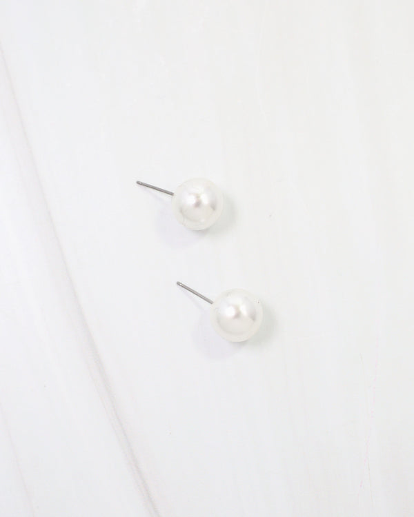 Greenwood Pearl Stud Earring