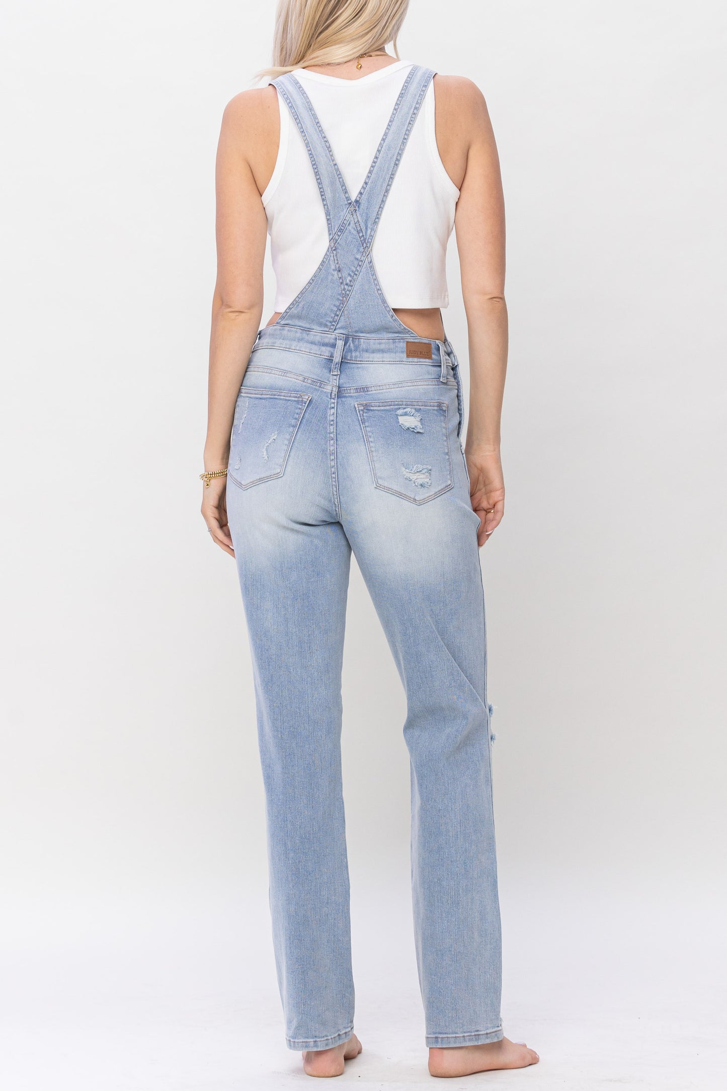 Judy Blue® High Waisted Overalls Straight Leg