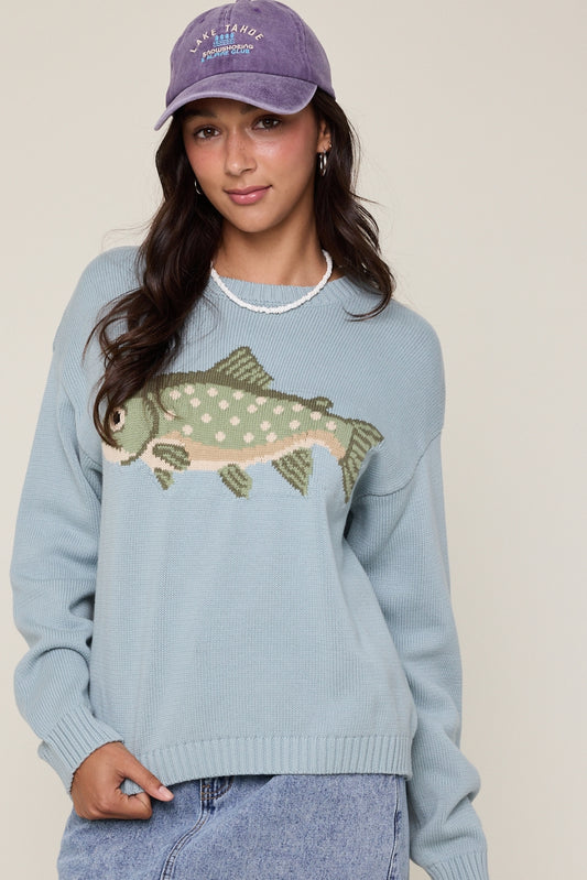 Coastal Fish Sweater