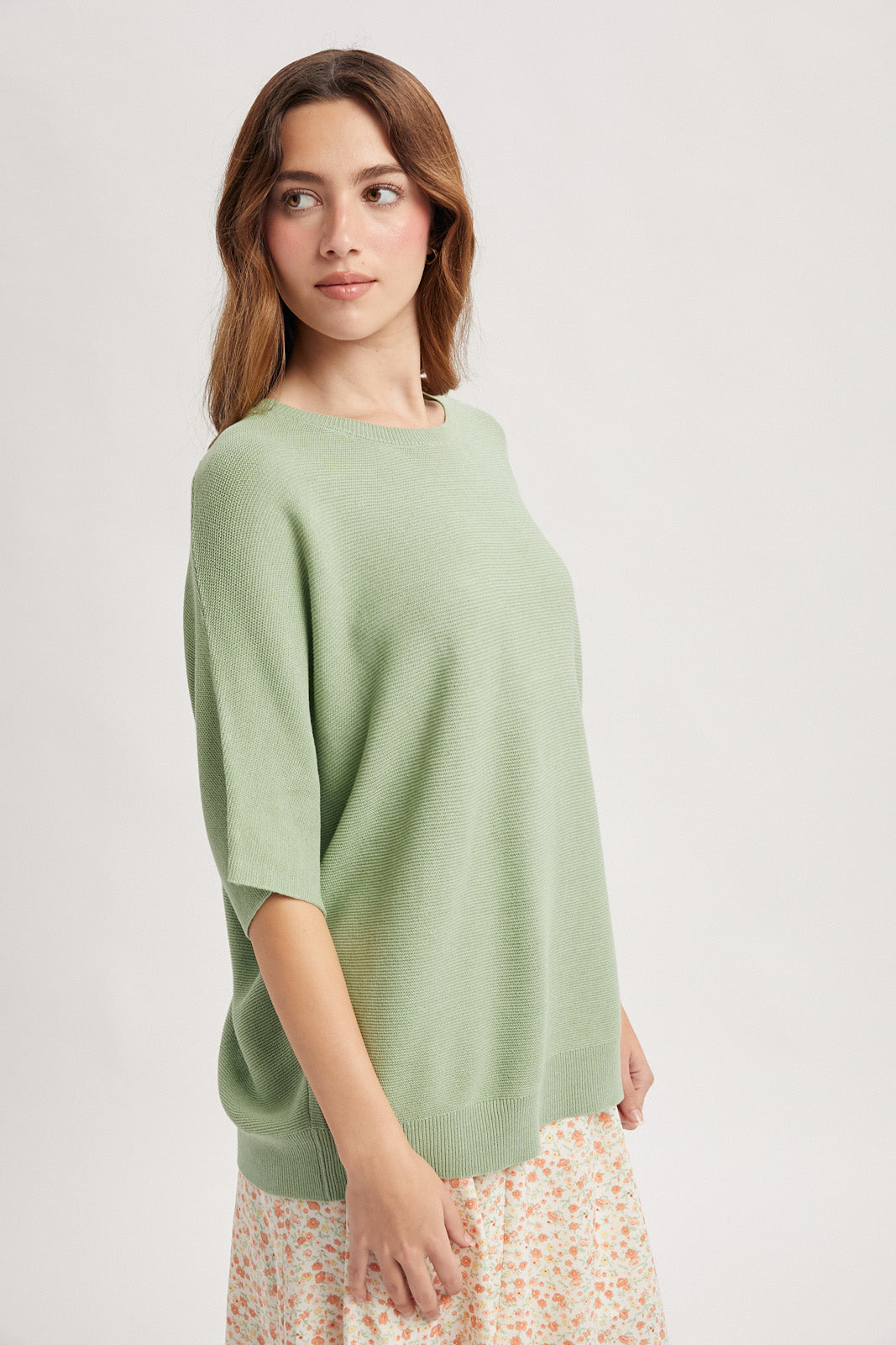 Soft Sunday Sage Top