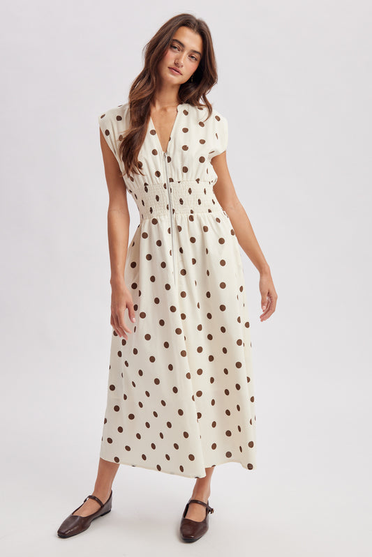 Pretty In Polka Dot Dress