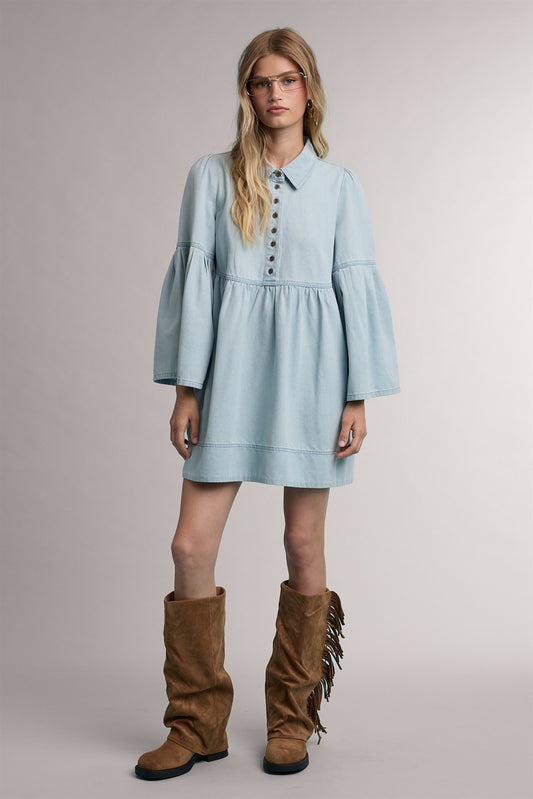 Letting Go Denim Dress