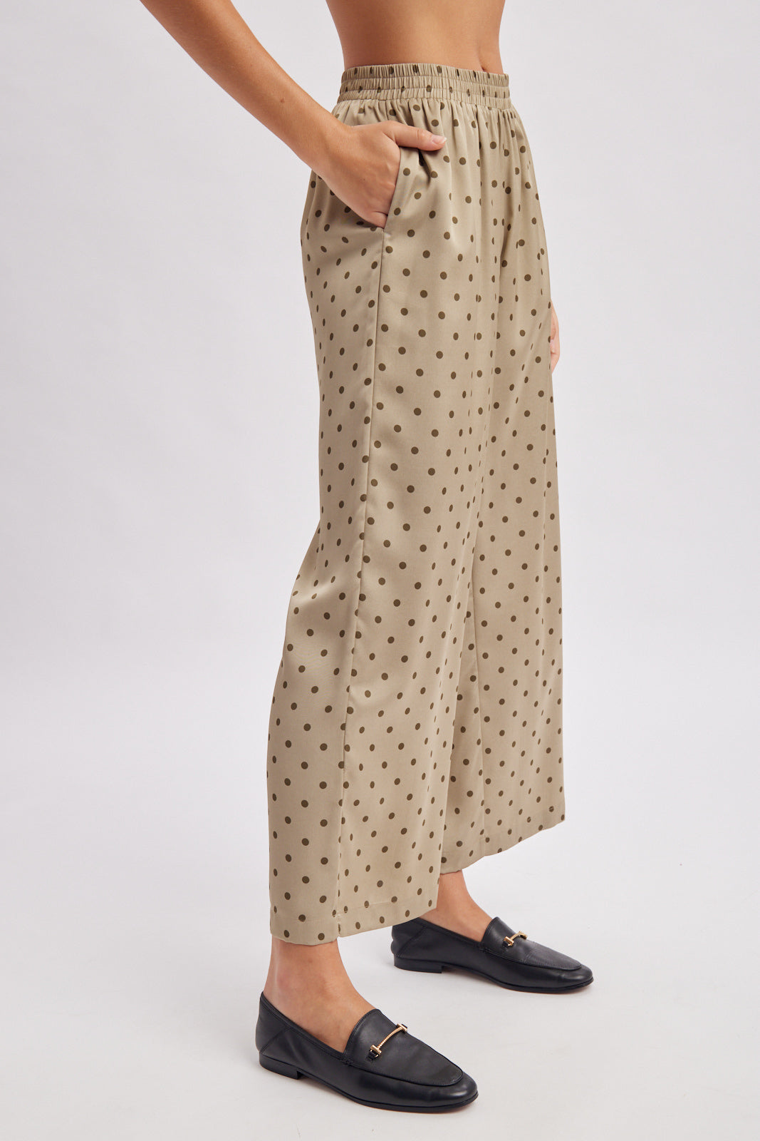 Mint Dot Wide Leg Pant