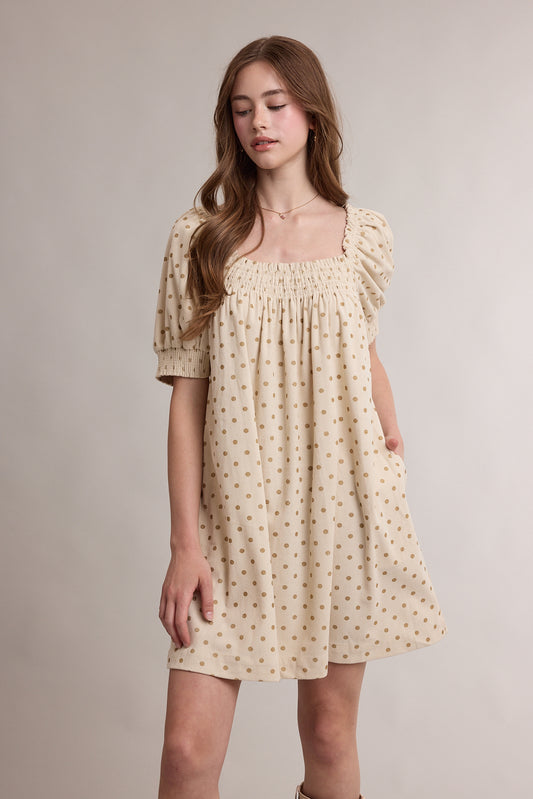 Soft Spot Smocked Dress