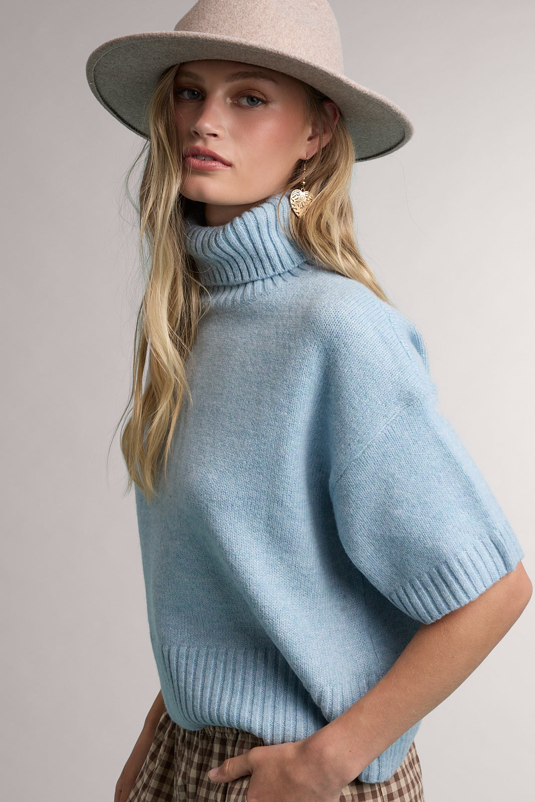 Blue Sky Turtleneck