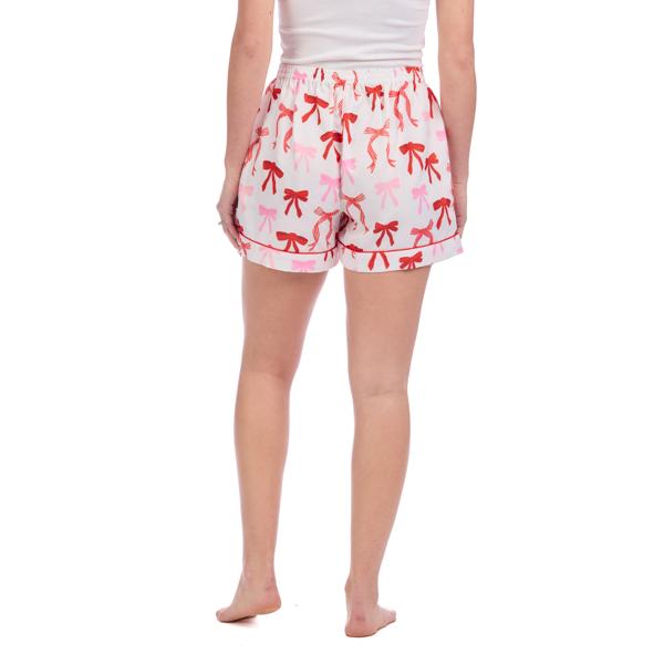 Holiday Bow Pajama Shorts