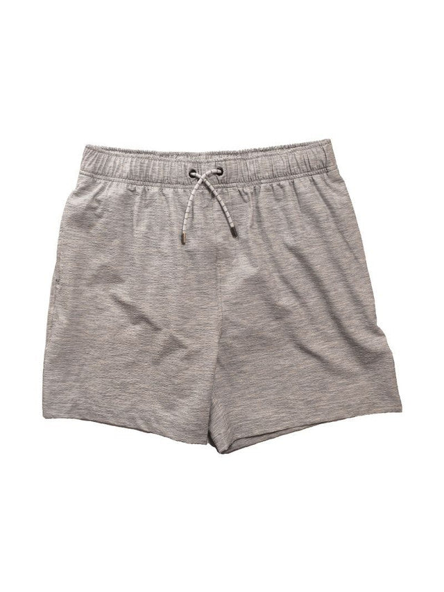 Simply Southern Mens Swim Short- Heather Gray