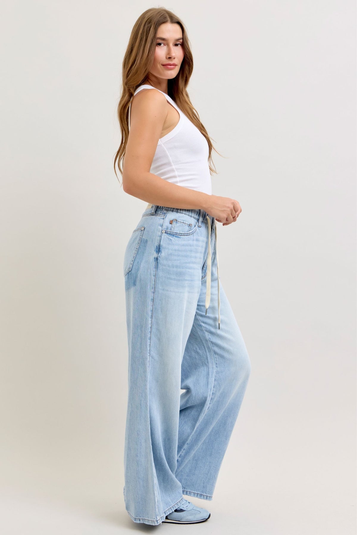 Judy Blue Featherweight Palazzo Pant