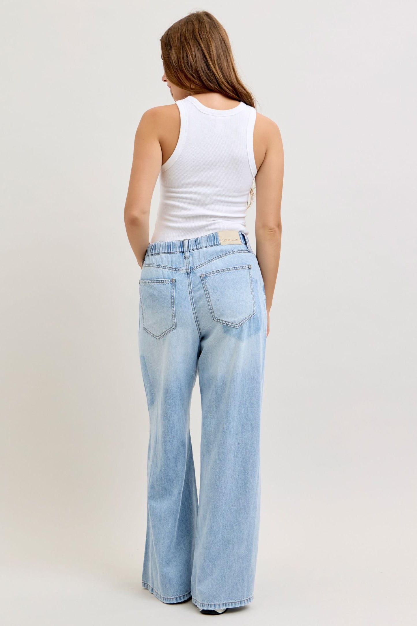 Judy Blue Featherweight Palazzo Pant