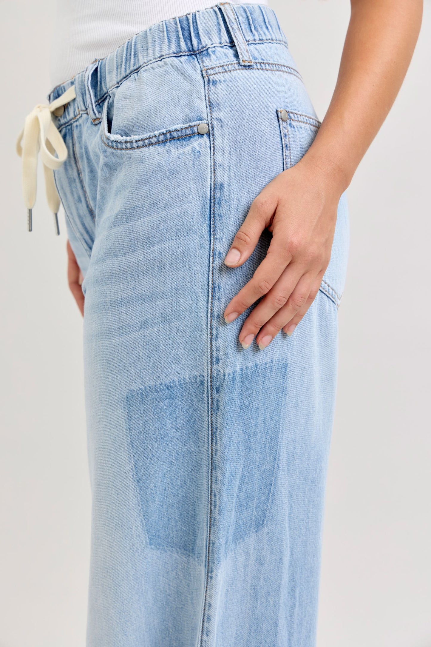 Judy Blue Featherweight Palazzo Pant