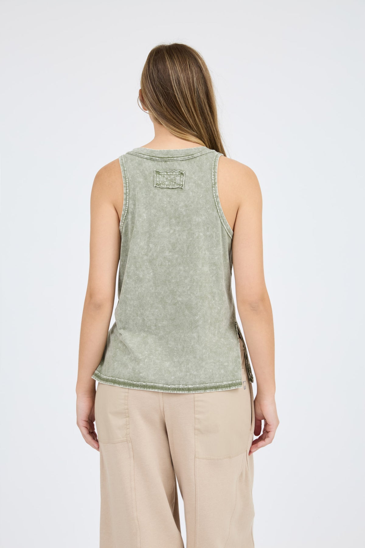 Blu Pepper WASHED UP Henley Tank