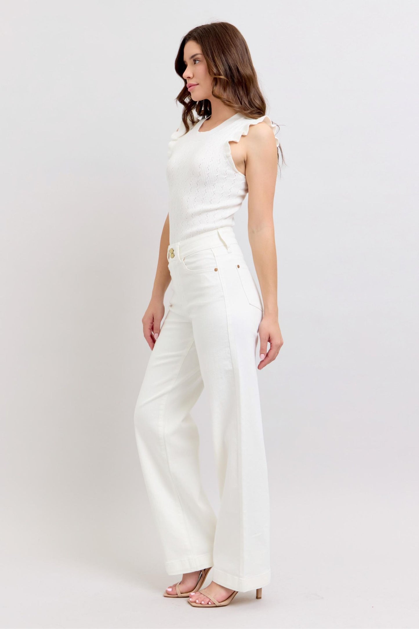 BOSS White Trouser Jean